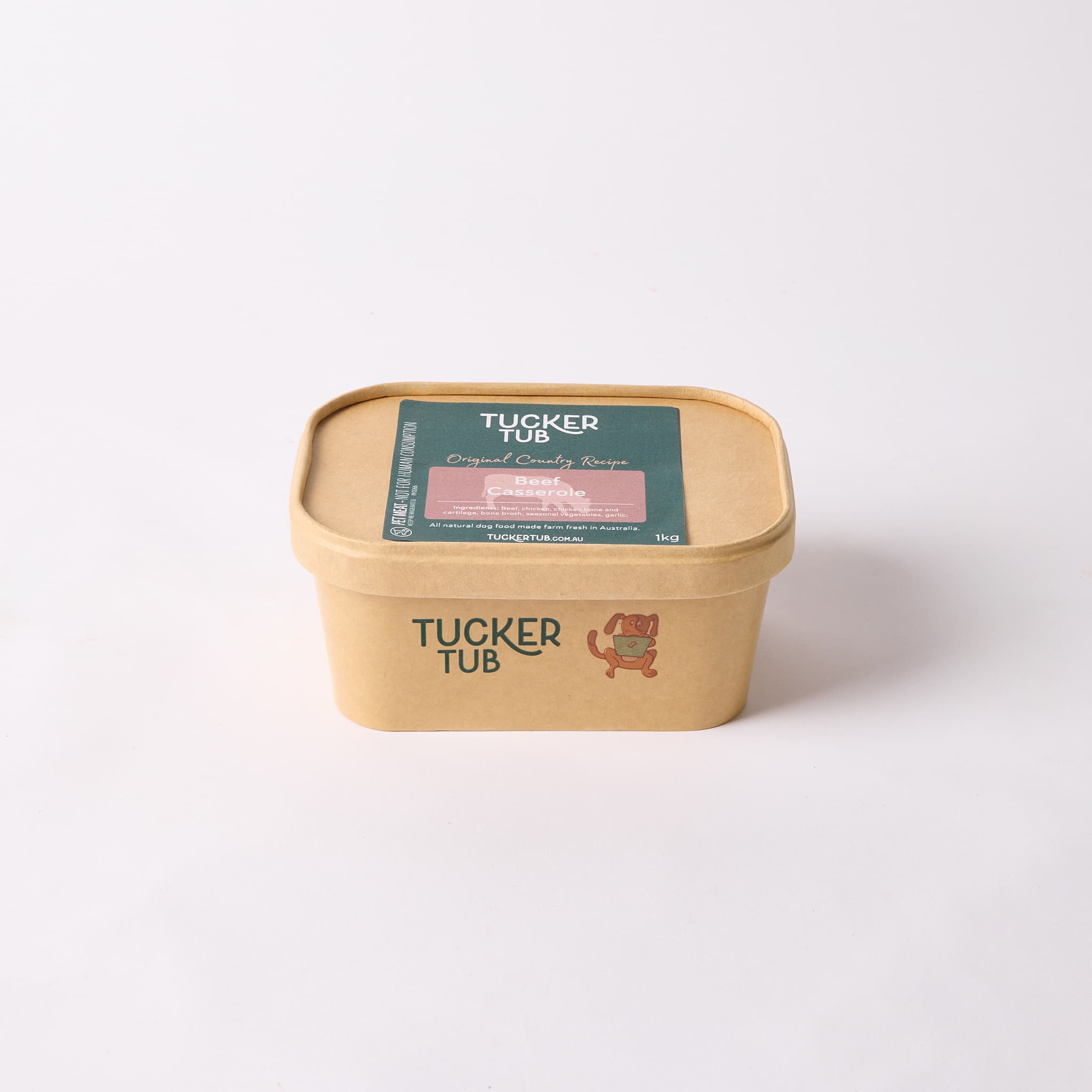 Tucker Tub Beef Casserole Dog Food