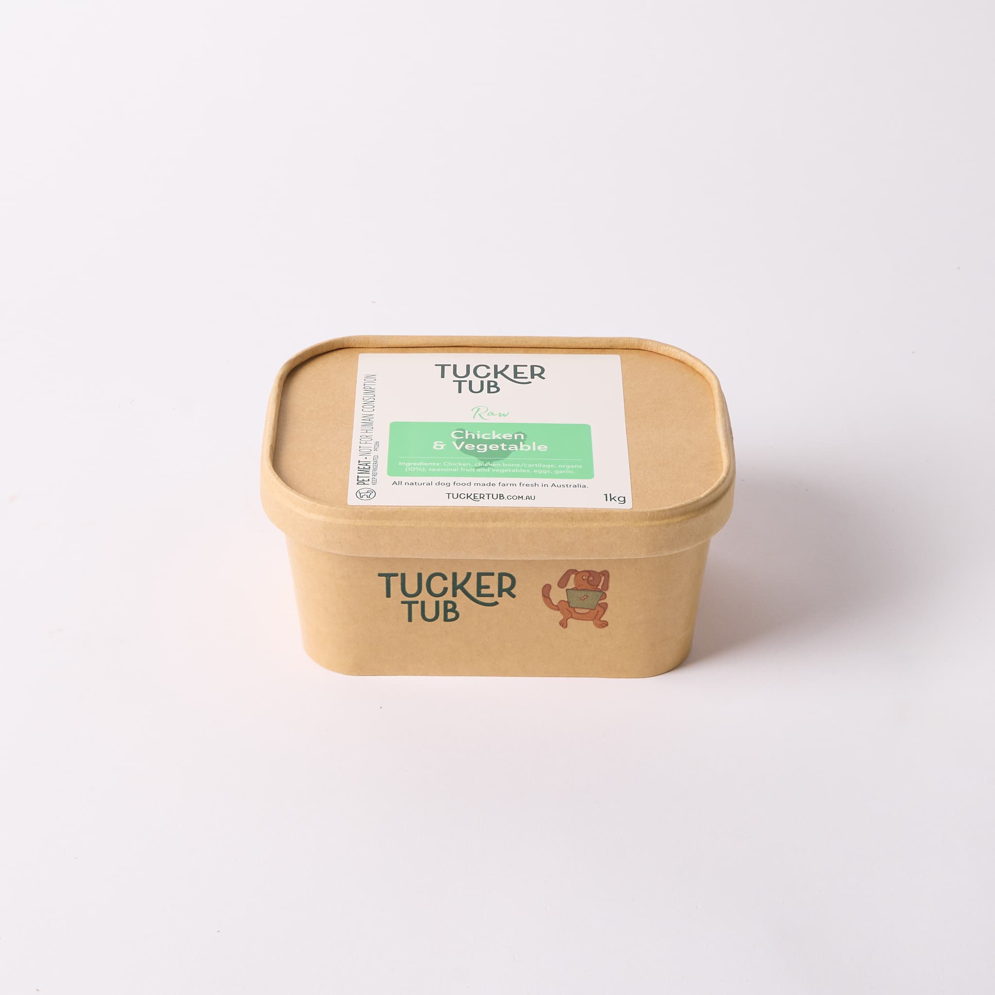 Tucker Tub Raw Chicken & Vegetable Dog Food