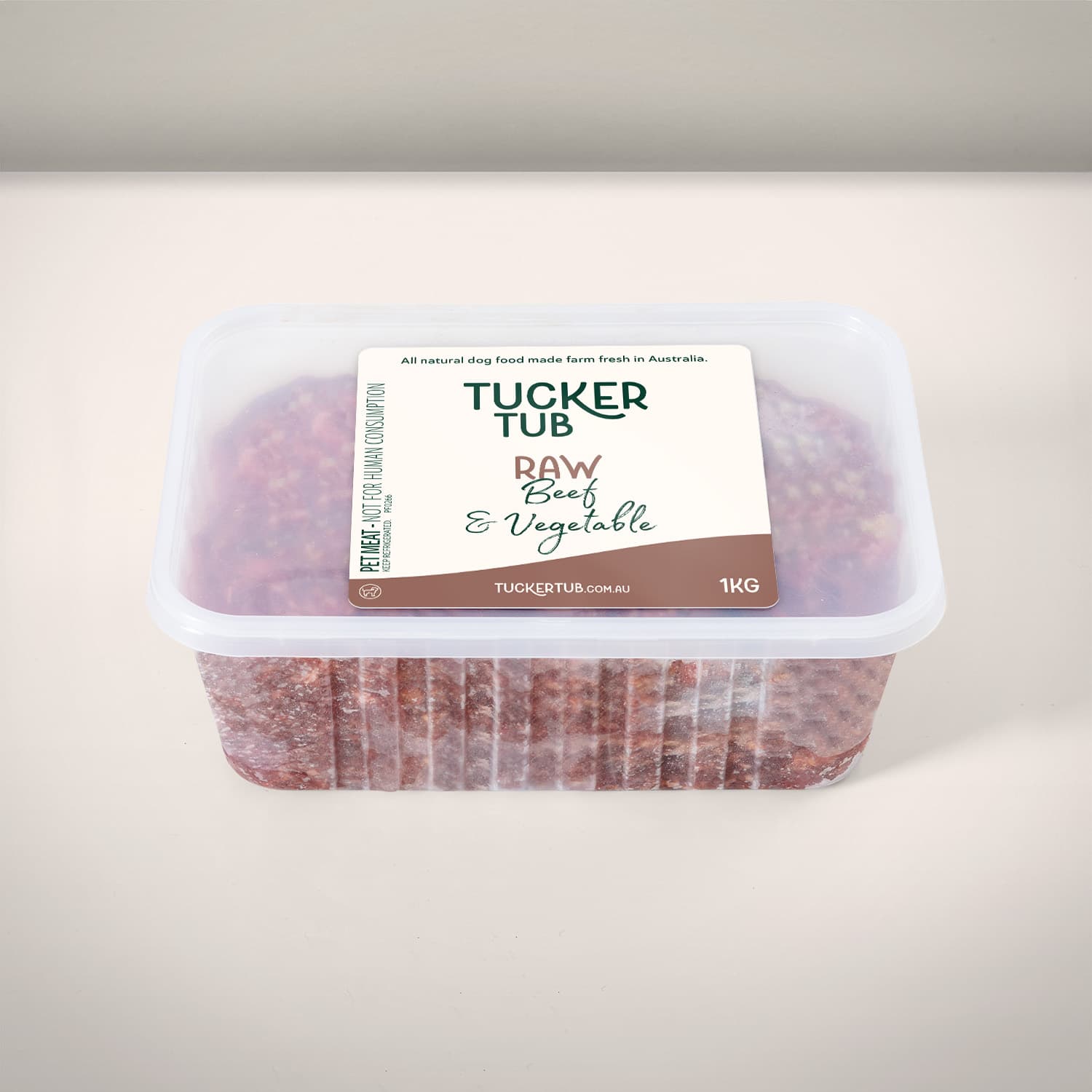 Tucker Tub Raw Beef & Vegetable