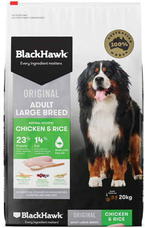 Black Hawk Original Adult Large Breed, Chicken & Rice
