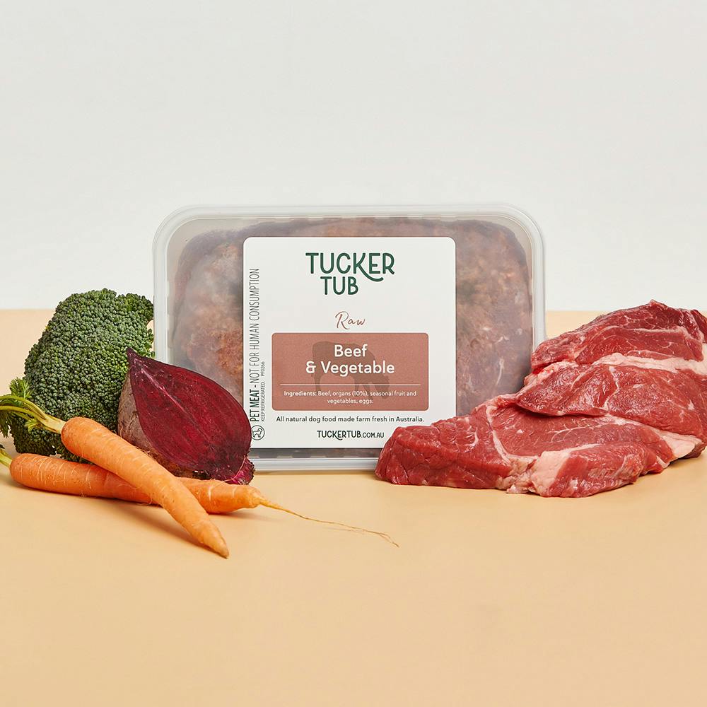 Tucker Tub Raw Beef & Vegetable