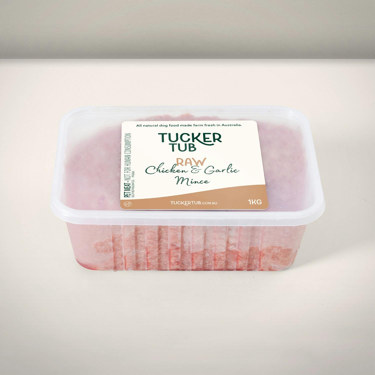 Tucker Tub Raw Chicken & Garlic Mince