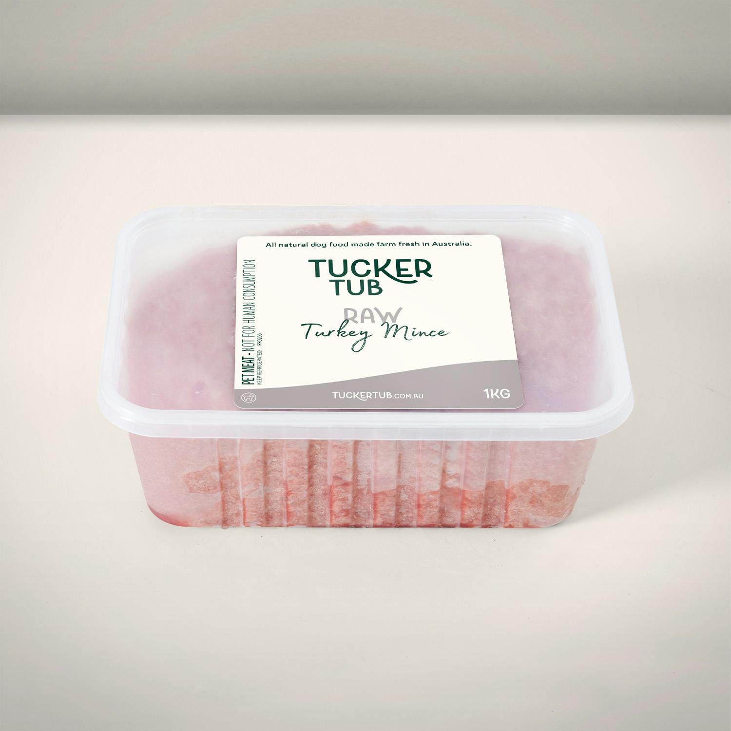 Tucker Tub Raw Turkey Mince